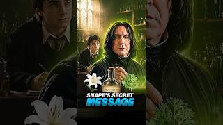 Snape’s First Words to Harry Had a Hidden Meaning #harrypotter