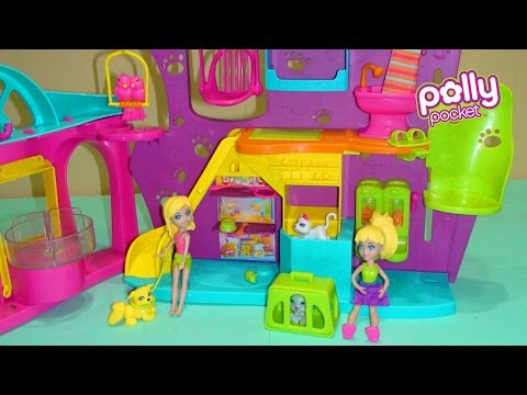 Casa para mini Polly e pet shop Polly Pocket - Artigos infantis