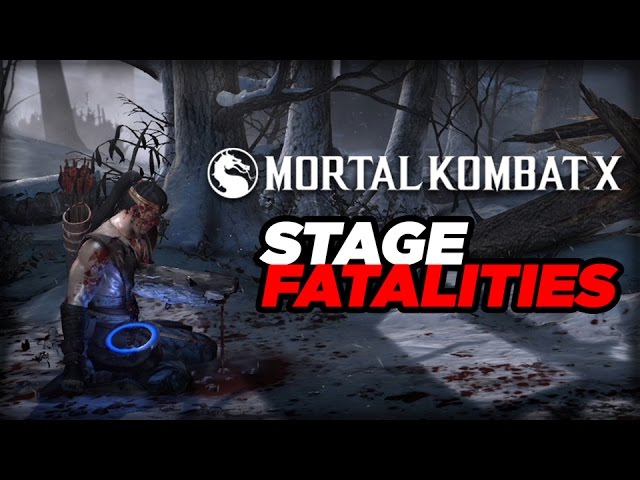Stage Fatalities - Mortal Kombat X Gameplay 