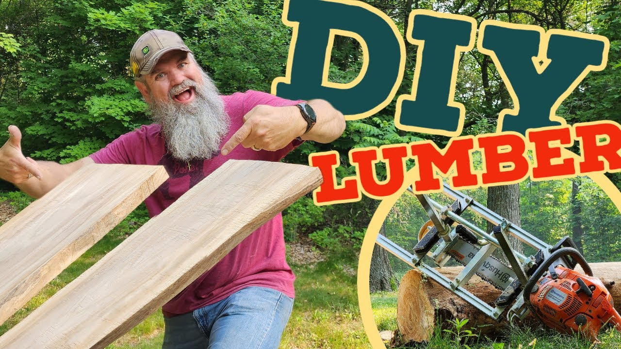 Logs 2 Lumber - Mill your own boards with an Alaskan Chainsaw Mill ...