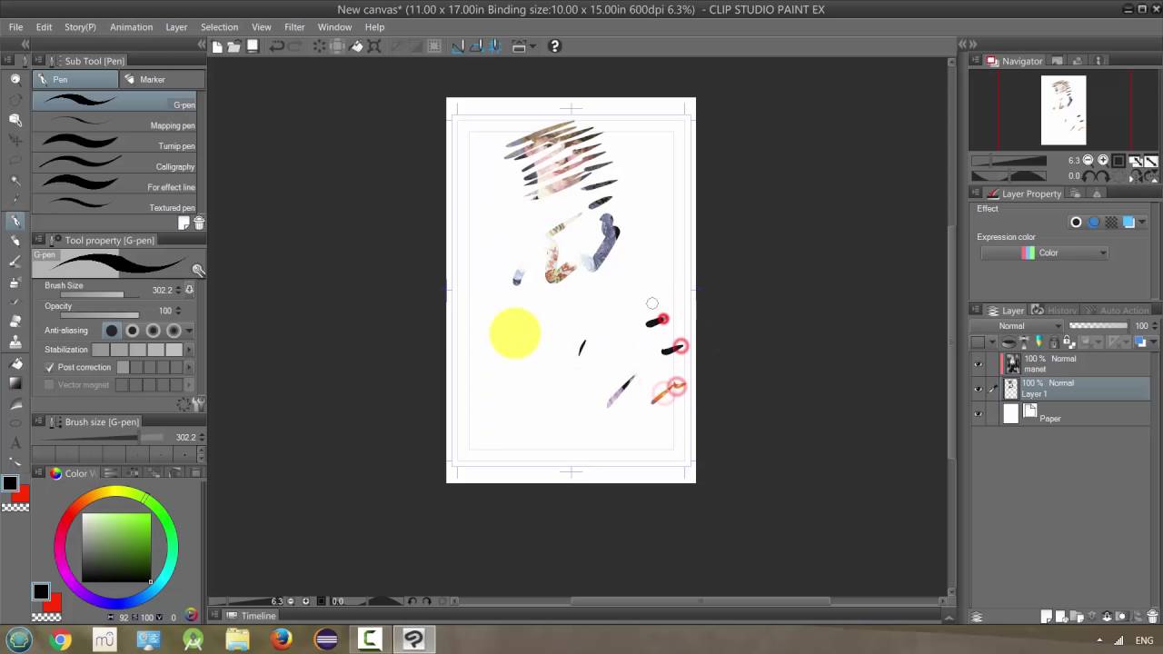 Manga Studio 5 / Studio Paint: Layer Clipping - YouTube