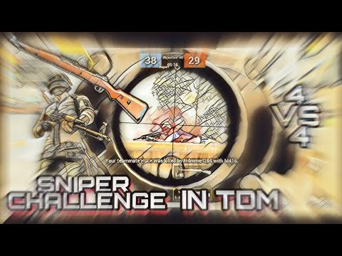 sniper-only-challenge-in-tdm-||-mustwatch-||-funny-voice-over