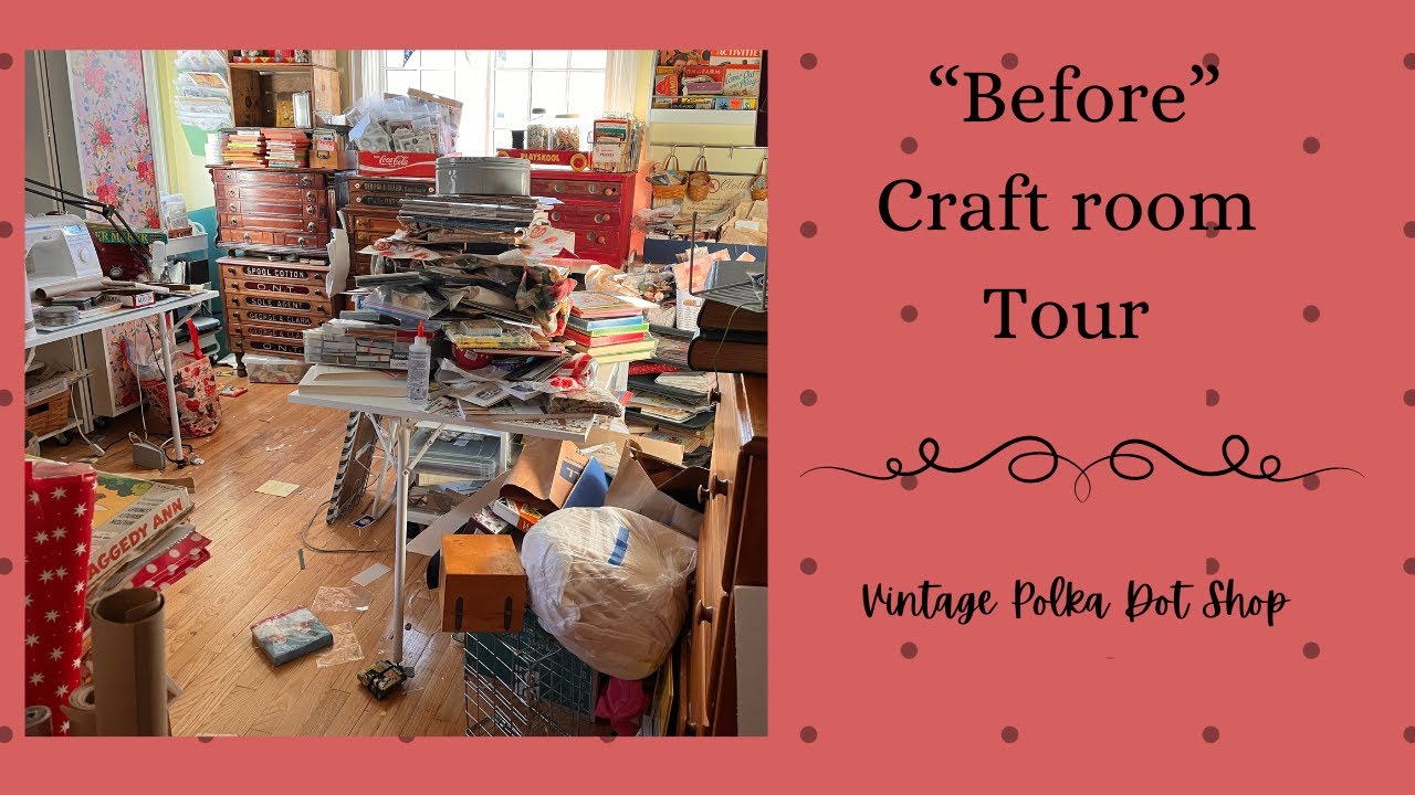 Экскурсия по комнате для рукоделия «До» (не для слабонервных) – рабочее пространство для бумажных...