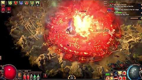 Wave of Conviction Cast while channeling Flame blast 3.19 || Path of Exile