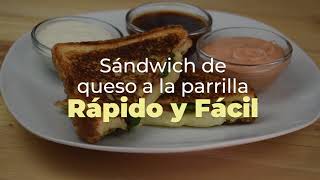 Sándwich de queso a la parrilla | Rápido y Fácil