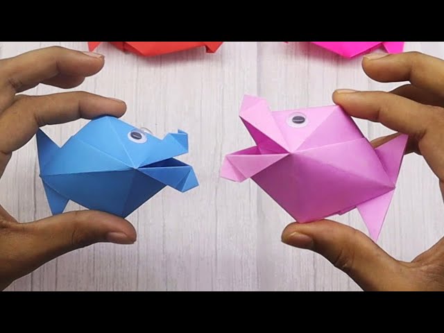 How to Make Easy Origami Paper Fish Fold Origami Fish for Kids