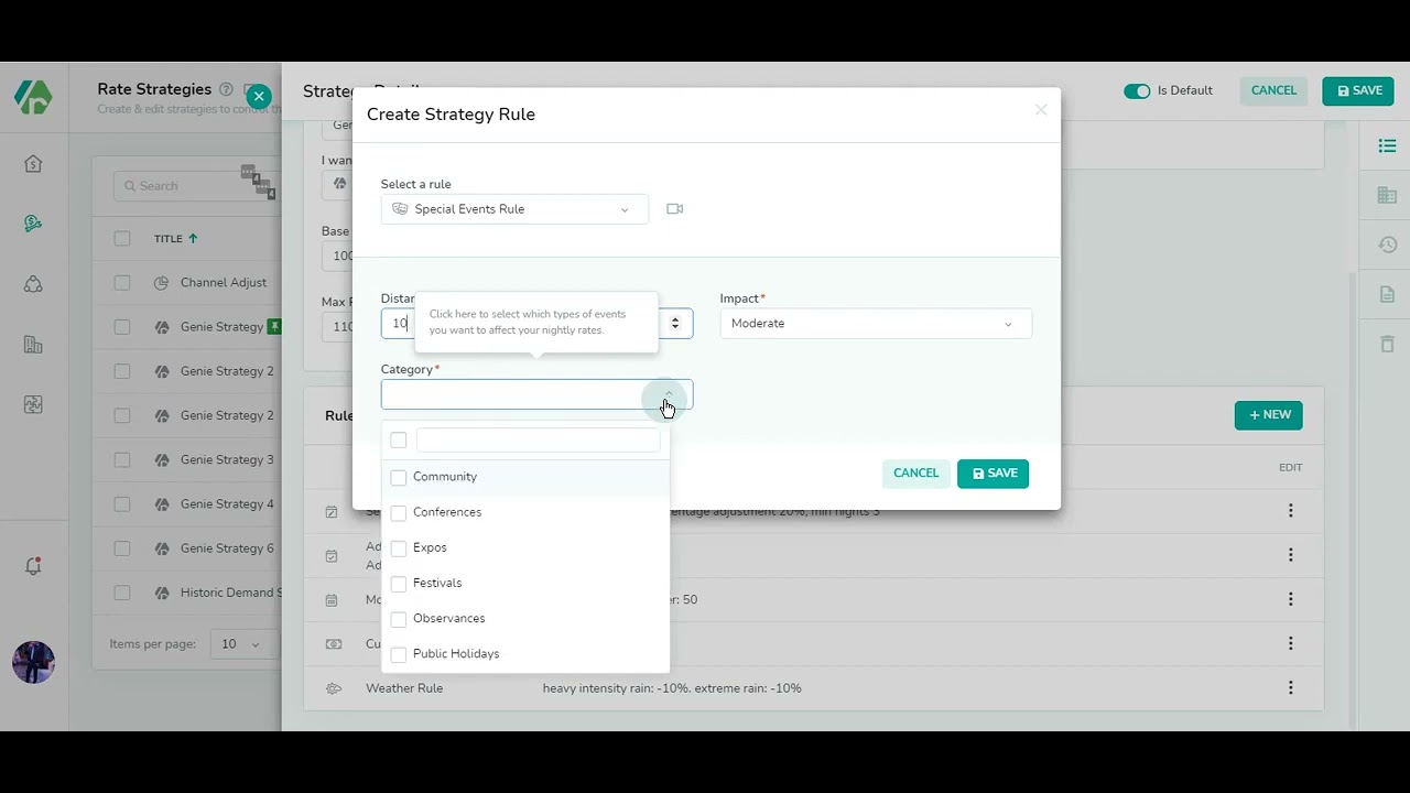 Special Events Rule: How Do I Automatically Adjust Pricing for Events Near my Rental