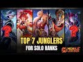 TOP 7 BEST JUNGLERS in Mobile Legends to CLIMB SOLO RANK FAST