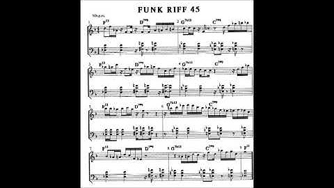 Andrew D. Gordon - riff 45 - jazz funk - tutorial lesson keyboard piano