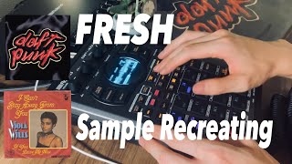 Daft Punk "Fresh" Sample Recreating with SP-404 MK2