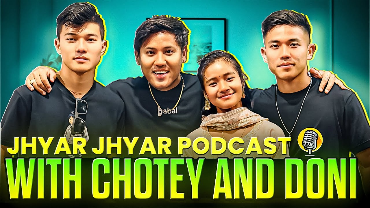 Chotey Ra Doni Pahilo Choti Ek Sath Jhyar Jhyar Podcast Ma 😊