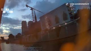 🔴 Live Webcam Paris - La Seine et Notre Dame Ambiance en direct du bateau "Le Son de la Terre"