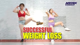 Successful Weight Loss Journey at Home | Easy Reduction Of Belly Fat Quickly | Aerobic Workout