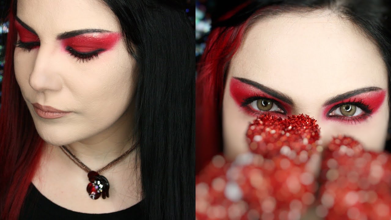 Inspired Valentine’s Day makeup tutorial - YouTube