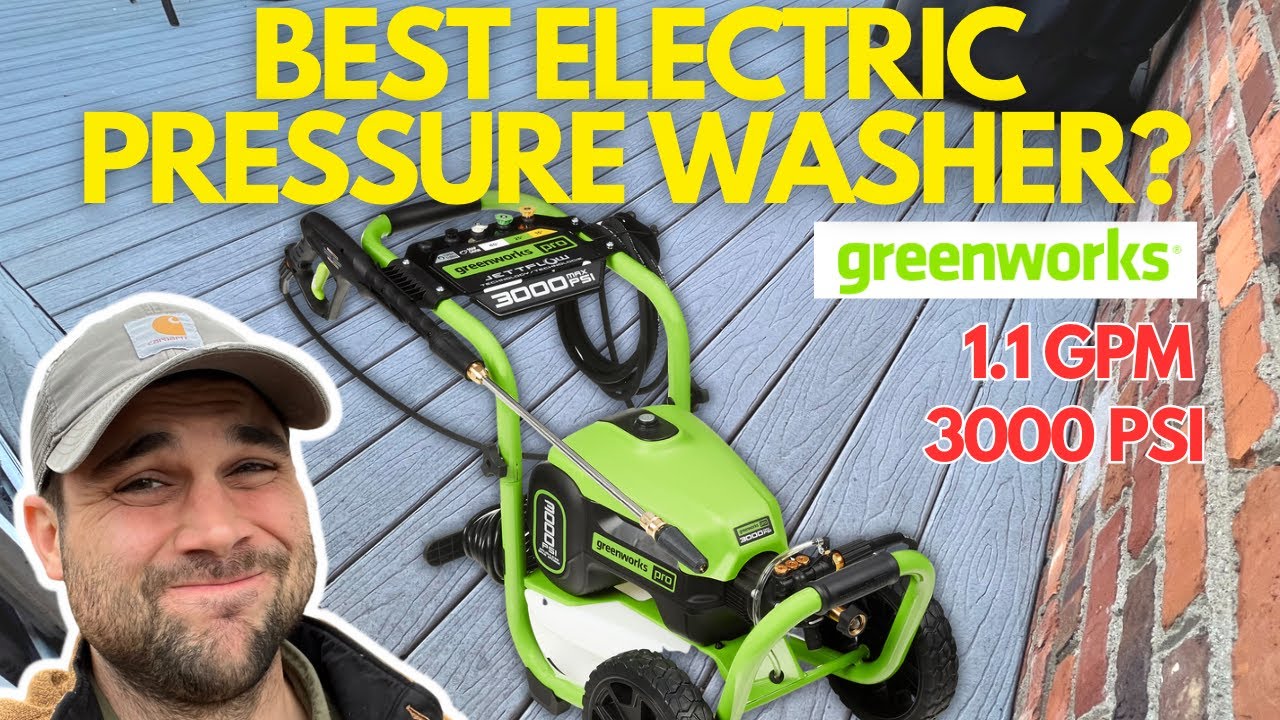 Greenworks 3000-PSI 2.0 GPM Electric Pressure Washer