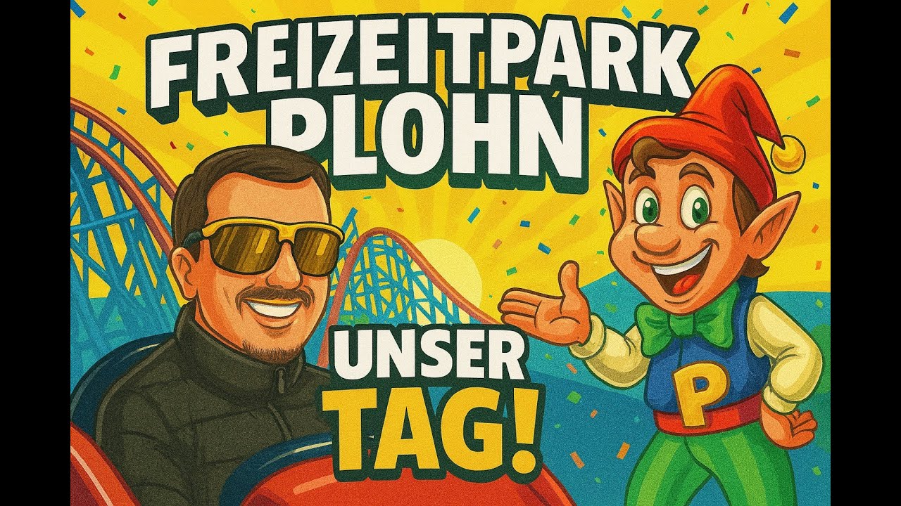 Achterbahn-Action im Freizeitpark Plohn! 🎢 Vlog