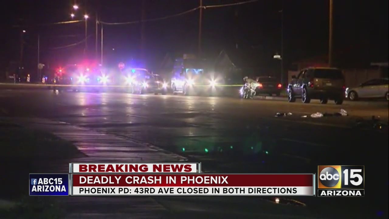 Bicyclist killed after being struck by car in Phoenix - YouTube