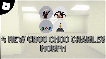 How to get 4 new choo choo charles morph in backrooms morphs roblox