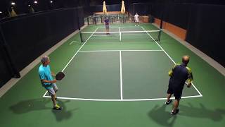 Cary/Ben serving at 10-10-1 vs. Terry Brine/Donny.