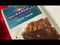 GHIRARDELLI CHOCOLATE TRIPLE FUDGE BROWNIE MIX #ghirardellitriplefudgebrownie