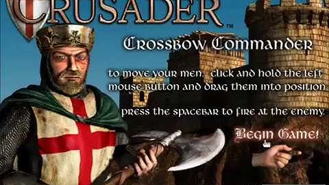 Stronghold Crusader: Crossbow Commander gameplay part 1