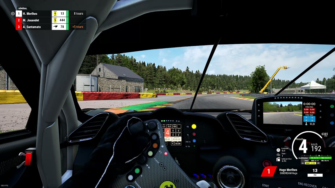 Ferrari 488 Gt3 Evo Hotlap 2 16 855 Spa 26 35c Setup Assetto Corsa