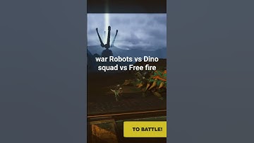 Wat Robots vs Dino squad vs free fire