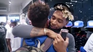 Odell Beckham Jr. Comforts Crying Fan