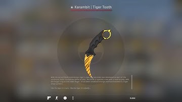 karambit Tiger tooth csgo unboxing. -Ayozay