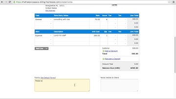 Sending invoices with Freshbooks