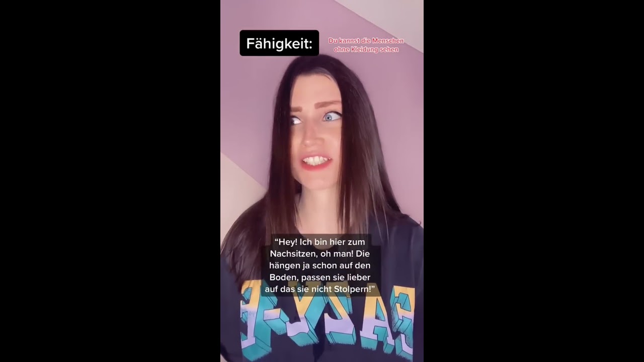 Part 2 Pov Du Kannst Die Menschen Ohne Kleidung Sehen Shorts Acting Patriciaherfort
