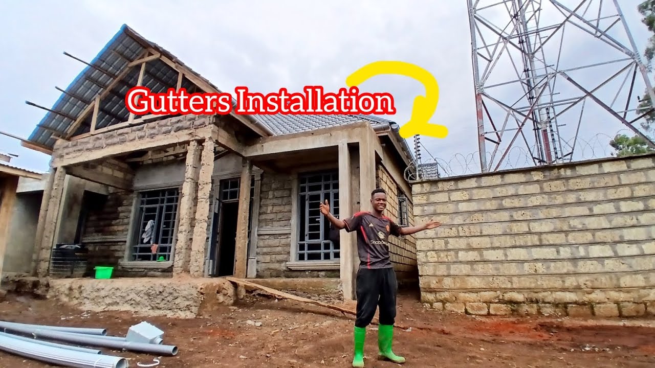What? ,A Good Prevention Of Rain Damage ,Gutters Installation @Fathelatv 