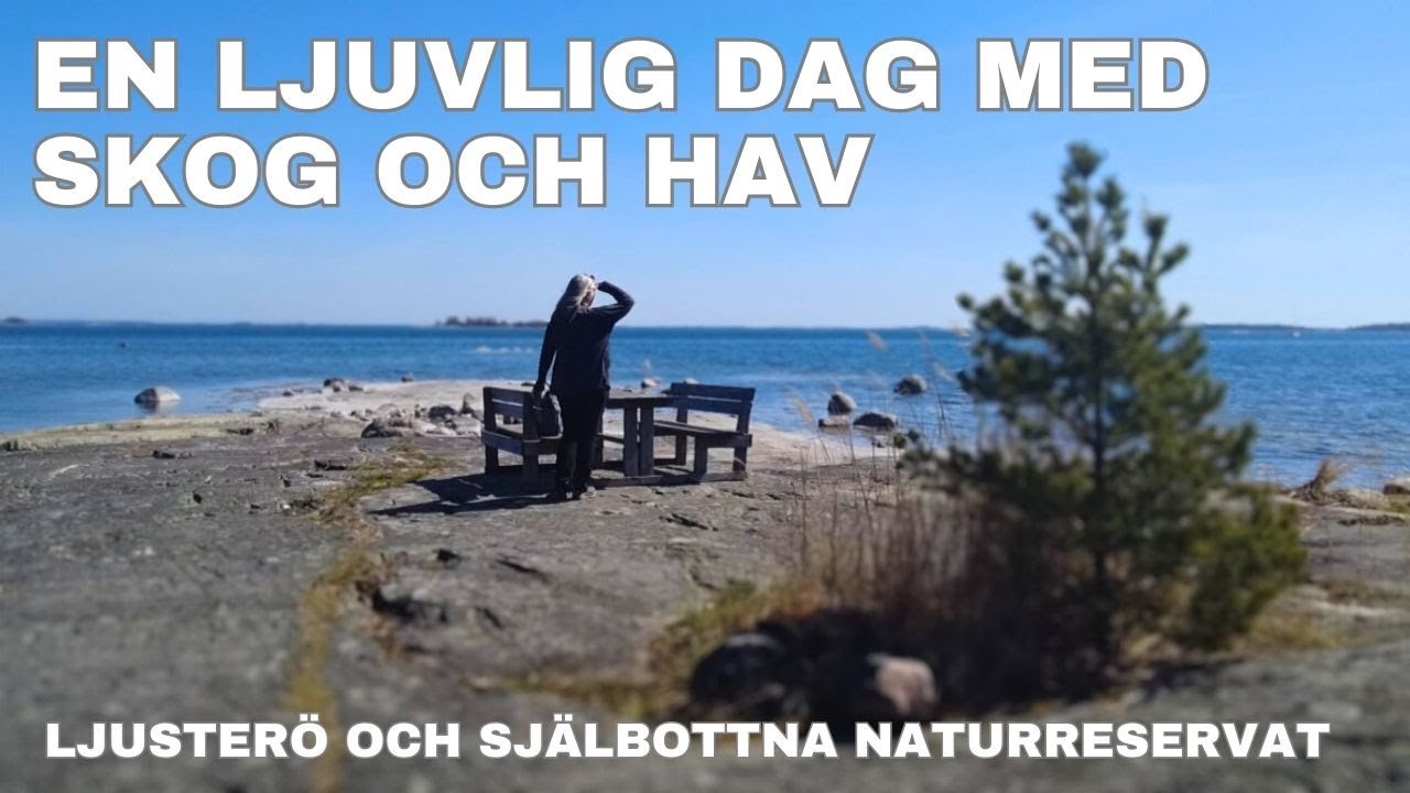 Själbottna naturreservat på Ljusterö. Jag, naturen, kaffe. Och ett par rådjur.