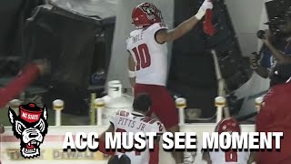 NC State's Tanner Ingle Makes The Incredible Interception | ACC Must See Moment