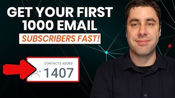 How To Get Your First 1000 Email Subscribers FAST In 2021 (MY SECRET)