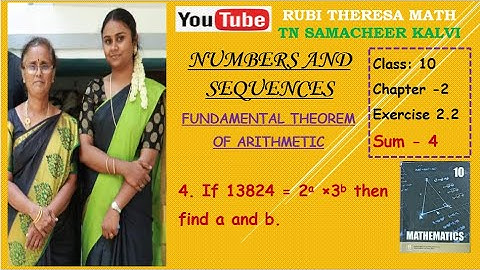 10th Maths _ 2021 2022 _ Samacheer kalvi  _ Numbers&Sequences _ Exercise 2.2 _ Sum 4