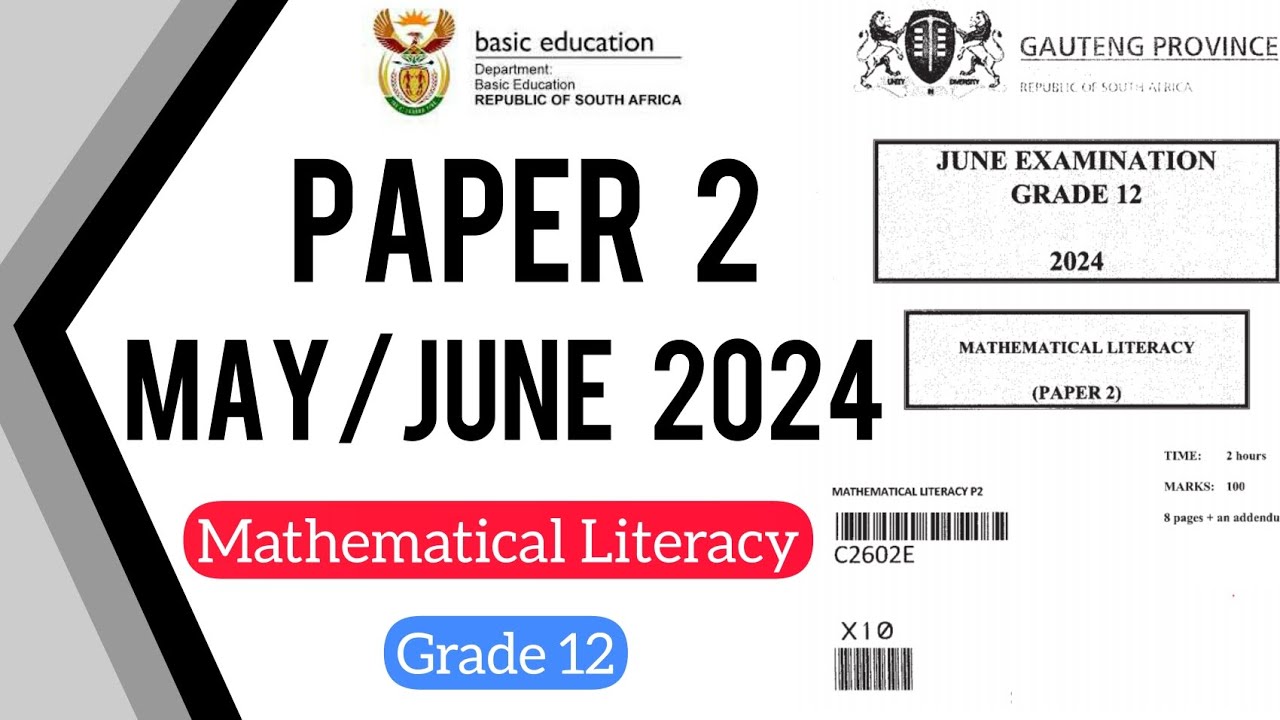 Gr12 Mathematical Literacy | May/June 2024 | Full Paper 2
