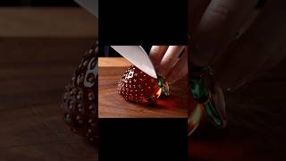 ASMR Slicing Glass Fruits #viral #youtubeshorts #youtube #reels