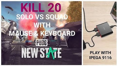 PUBG NEW STATE WITH KEYBOARD AND MAUSE - IPEGA 9116