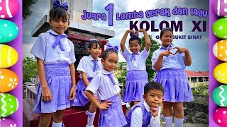 JUARA 1 LOMBA GERAK & LAGU | KOLOM XI GMIM BUKIT SINAI