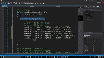 OpenGL Procedural Generation Screen full of triangles