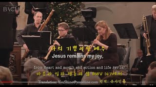 Jesus bleibet meine Freude, - Bach 나의 기쁨이신 예수 - 바흐 Jesus Remains My Joy   German, English & Korean