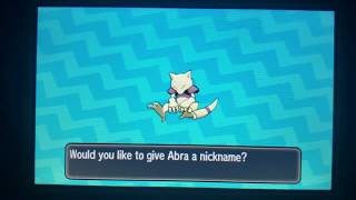 Shiny Abra Hatches Via Masuda Method Egg 66 on 09/26/18 Pokemon Ultra Sun