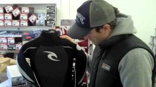 Rip Curl Youth Dawn Patrol 5/3 Winter Wetsuit 2010 Video Review