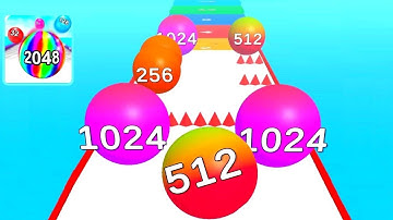 Ball Merge 2048 ! All Levels Gameplay (14-26) android, ios