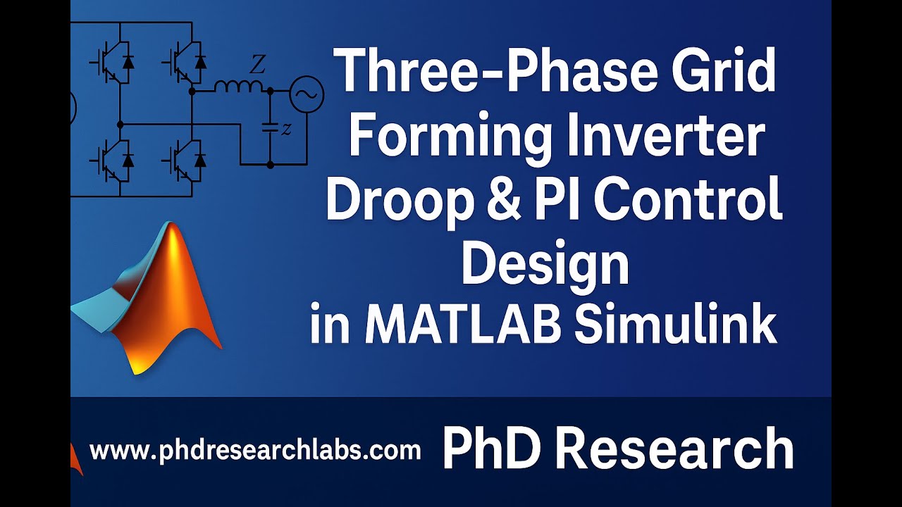 Three-Phase Grid Forming Inverter | Droop & PI Control Design in MATLAB ...