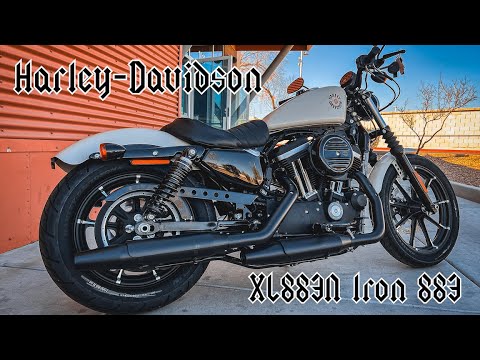 2022 Harley-Davidson XL883N Iron 883 in White Sand Pearl Paint