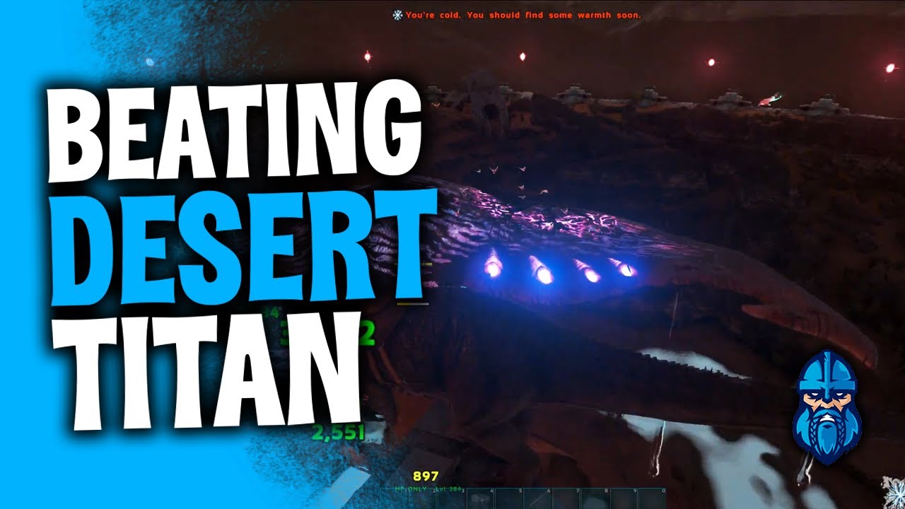 Beating Desert Titan PVEing Ark Survival Evolved YouTube
