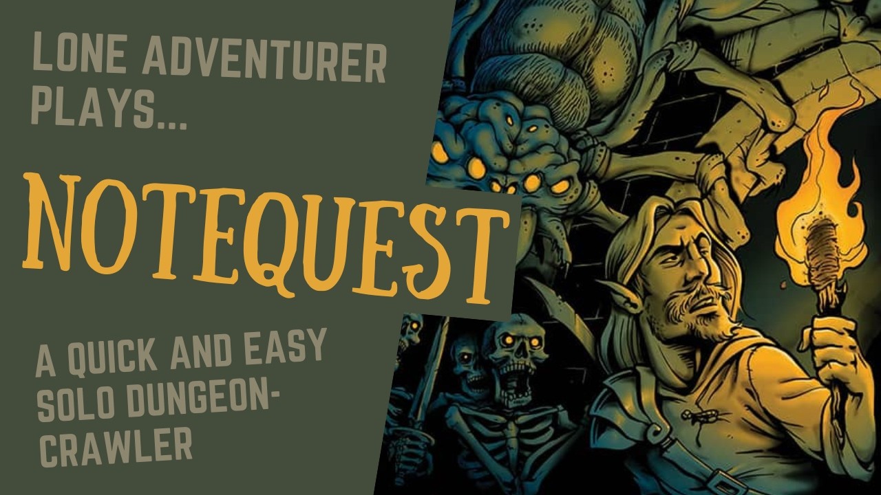 Notequest | A quick and easy solo dungeon crawler | Playthrough