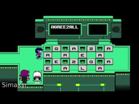 Sans voice in Deltarune Chapter 2 puzzle